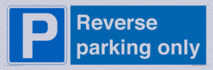 Reverse parking only
